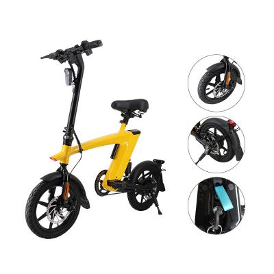 China Aluminum Alloy Electric Bicycles Grade Wide Range Foldable Electric Bike Bicycle for sale