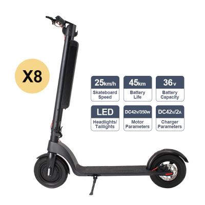 China Unisex Stand Up Long Range Foldable Electric Scooter Removable Battery for sale