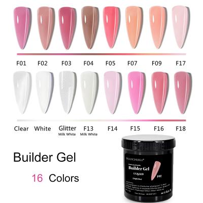 China Art Beauty Building Nail Gel Large Capacity Clear Hard Nail Gel For Nails , Extension Strengthen DIY Art Manic 250g for sale