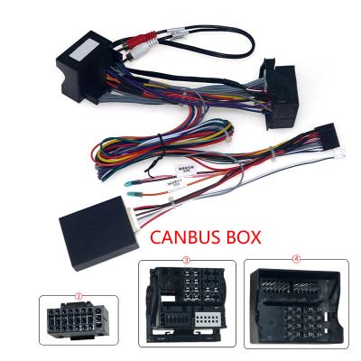 China ISO Wiring for BMW Car 16 Pin Power Wiring Harness Cable Adapter with Canbus for BMW X3/E83 (06-10) Install Aftermarket Android Stereo for sale