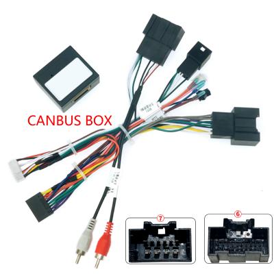 China ISO Wiring for Chevrolet Sail 3 Car Audio 16pin Wiring Harness with Canbus Box for Chevrolet Sail 3 Aftermarket Stereo Installation Wire Adapter for sale