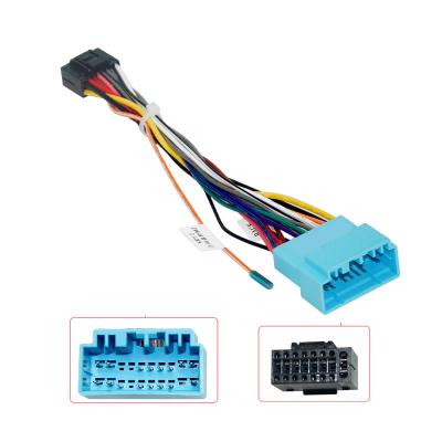 China ISO Wiring for Chevrolet Excelle Car 16 Pin Audio Wiring Harness for Buick Excelle Aftermarket Stereo Installation Wire Adapter for sale