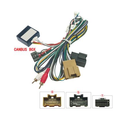 China ISO Wiring for Chevrolet Onix Buick Verano Car Audio 16pin Wiring Harness with Canbus Box for Chevrolet Onix Buick Verano Installation Wire Stereo Adapter for sale