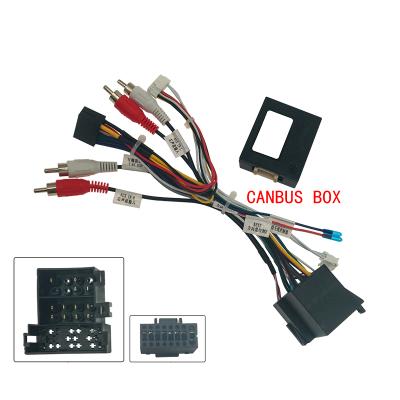 China Wiring For Fait Doblo Car DVD Player 16PIN Power Calbe Audio Adapter With Canbus Box For Fait Doblo 500L 08-11 Plug Stereo Wiring for sale