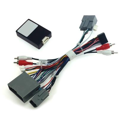 China Wiring for Chevrolet Blazer Ford Explorer Car 16pin Audio Wiring Harness with Canbus Box for Chevrolet Blazer Ford Explorer Stereo Installation Wire Adapter for sale