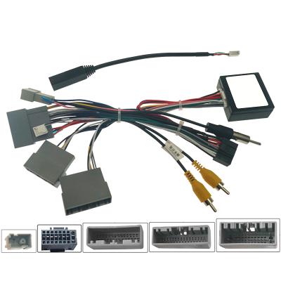 China ISO Wiring For HONDA City Car DVD Player 16PIN Power Calbe Audio Adapter With Canbus Box For Honda City Greiz Odyssey Stereo Plug Wiring Harness for sale