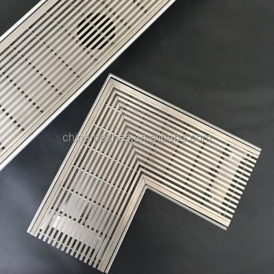 China Swimming Pool Corrosion Resistant 316 Stainless Steel Wedge Wire Floor Drain Board for sale