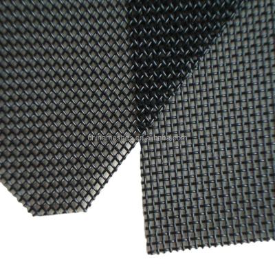 China Plain Weave 11 Mesh x 0.8mm Powder Coated Stainless Steel Security Window Screen for sale