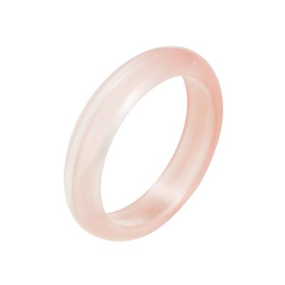 China TRENDY Fashion Simple Resin Personalized Candy Colored Acrylic Ring for sale