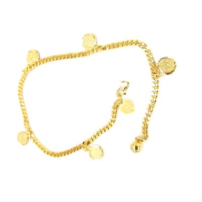 China New Type FASHIONABLE Top Selling Braclet 24k Gold Women Anklets Top Selling Anklets for sale