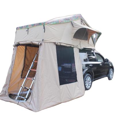 China High Quality Aluminum Soft Shell Roof Top Tent For 4 Person Camouflage / Field Play Camper for sale