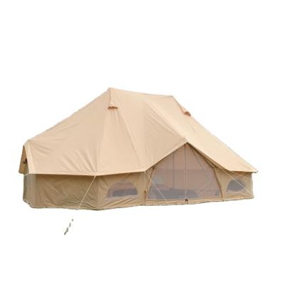 China Camouflage/Field Game 3-5 Person Double Layer Camping Teepee Tent Indian Bell Tent for sale