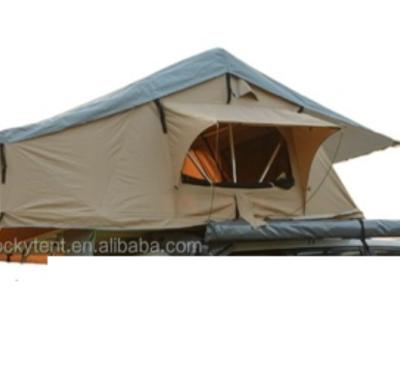 China Camouflage Game Top Shell 4 Tent / Outdoor Soft Shell Roof Top People Field Tent for sale