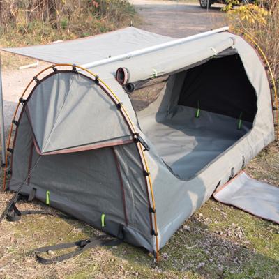 China Aluminum Camouflage / Field Game Sight Waterproof Double Canvas Double Booty Tent Hunting Tent for sale