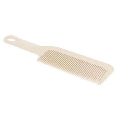 China 100% Recycled Recycle Wheat Straw Hair Salon Styling and Flat Comb Parting for sale