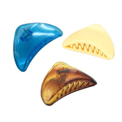 China Hairpin Tortoise Medium Size Clips Triangular Plastic Hair Claw for sale