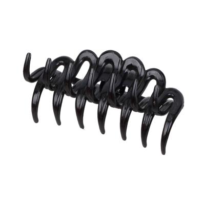 China Plastic DIY Hair Curling Stying Claw Big Cut Non-slip Big Claw Clip for sale