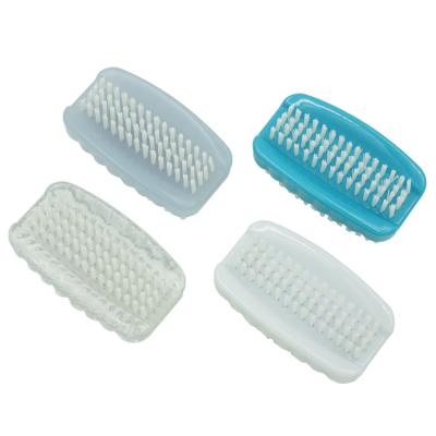 China Manicure Beauty Tool Professional Manicure Tool Double Sided Nail Cleaning Brush for sale