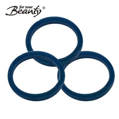 China Tie hair blue color rubberband, elastic magnetic elastic band for sale