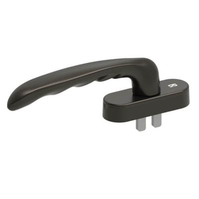 China Good Modern High Performance Security Fork Handle On Casement Window Aluminum Hardware Window Handle for sale