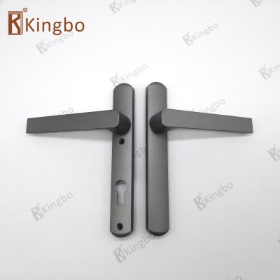 China Modern Fashion Design Good Quality Mortise Door Lock Handle For Door Aluminum Alloy Door Lock Handle Accessories for sale