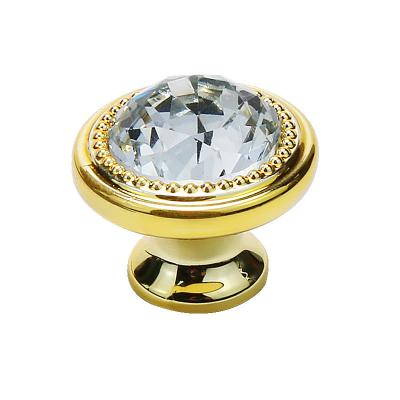 China Modern Decorative Glass Diamond Door Knob Pulls for Sideboard Drawer Plastic Furniture Handle Acrylic Knobs for sale