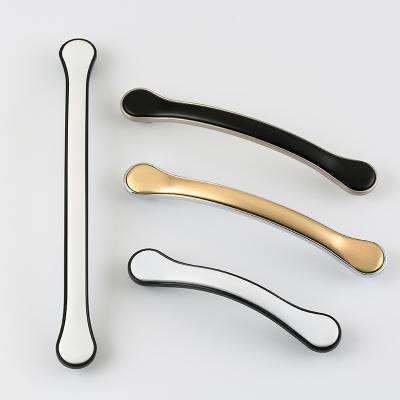 China EUROPEAN Modern Design Rose Gold Drawer Handle Furniture Hardware For Kitchen Cupboard for sale