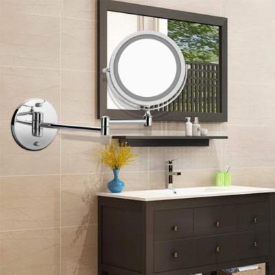 China Custom Round Mirror Lamp Bedroom Guest Room Hotel Bathroom Mirror Light Makeup Mirror Lamp Bathroom Mirror Lamp for sale