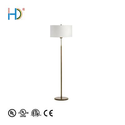 China Double Layer Modern Vertical Shade Multi Lamp Metal Hotel Floor Lamp Customized for sale