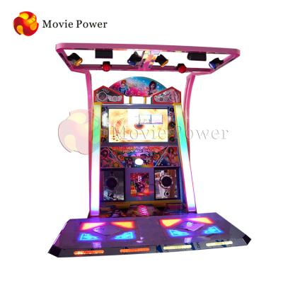 China Coin Pump Dancing Arcade Games Machine Dance Revolutions Arcade Game Machine L2500* W2450* H2500 mm for sale