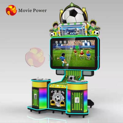 China Hot Selling Indoor Soccer Game Simulator Soccer Game Machine Kicking Game For Kids L2460* W1010* H2630 mm for sale