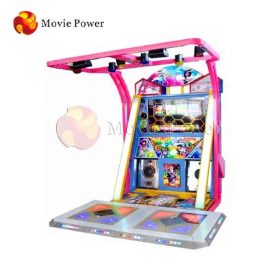 China 2021 Dual Players 3D Arcade Pump It Up Music Dancing Machine For Game Center L2500* W2450* H2500 mm for sale