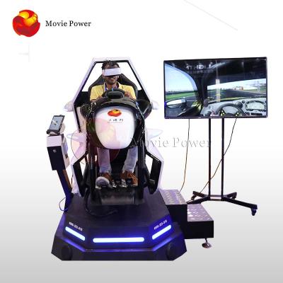 China High quality metal car racing game machine vr ride on car 9D Vr amusement car game driving simulator for sale for sale