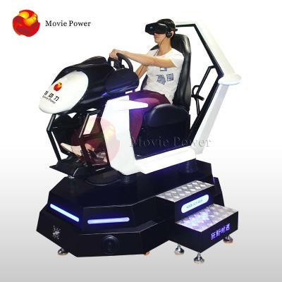 China Metal car racing game machine vr ride on car 9D Vr amusement car game simulator for sale for sale