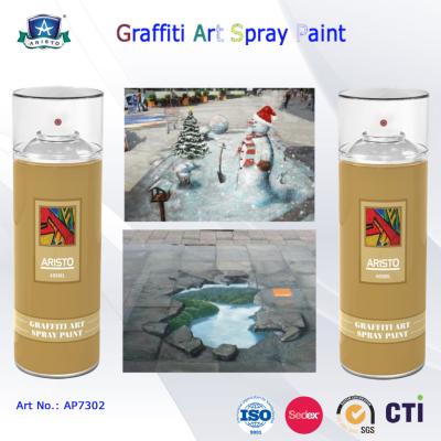 Cina pittura di secchezza veloce ambientale di arte dello spruzzo dei graffiti inscatolata 400ml per l'artista sul legno di metallo in vendita