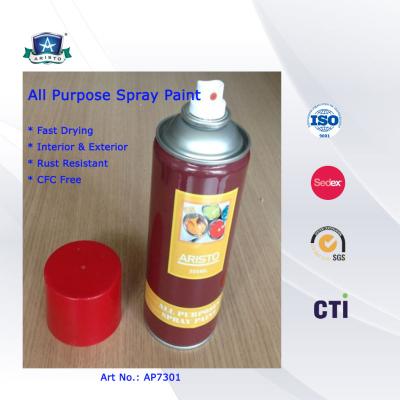 Cina Tutta la multi pittura di spruzzo di scopo, pittura di spruzzo acrilica variopinta 400ml in vendita