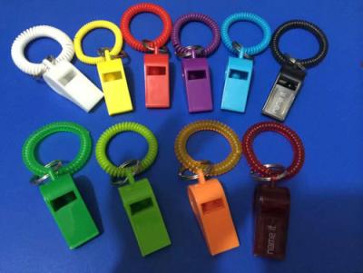 China Customized Color Flexible Wrist Coil and Whistle Combo for sale