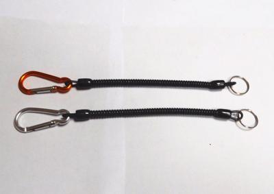 China Plastic Elastic Coiled Fishing Lanyard Rope Safety Line for Pliers for sale