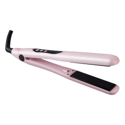 China 3 Seconds Auto Hot Temperature Ceramic Salon Hair Straightener / Screen Lock Function New Private Label Professional Ionic Flat Iron for sale