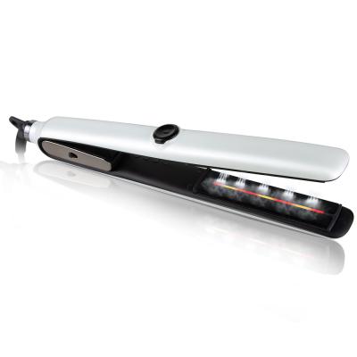 China Kind-Newest hotel cabello plancha hair straighteners 230c infrared steam hair straightener gifts iron flat iron steamer for sale