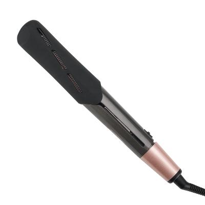 China 2 in 1 design hair straightener hair curler customized ceramic coating 2 in 1 professional hair straightener and curler with attachments en venta