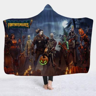 China Wholesale European and American style adult blanket different types of super comfortable hooded blanket price workable for sale