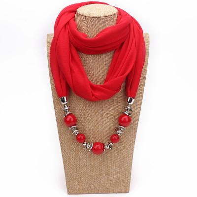 China 2018 Colorful Pendant Scarf 2018 Fashion Jewelry Colorful Pendant Scarf for sale