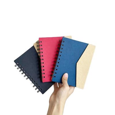 China Saddle/Sewing/Sprial/Hardcover/Spiral Notebook Thick Hardcover Book Custom Wholesale Binding School Supplies Softcover with Sticky Notes and Ballpen for sale