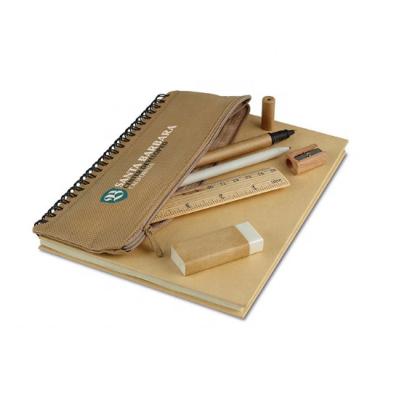 China Spiral Recycled Notebook with Cardboard Cover and 60 Pages White Lined Paper for sale