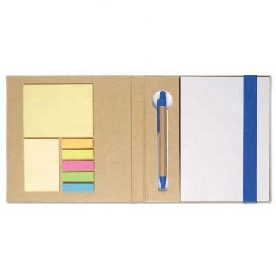 China Hardcover notebook with sticky notes and pen for sale