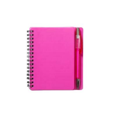 China Eco-friendly Plastic Gift Items Button Water Proof PP Cover Pen Book Traveler's Notebook for sale