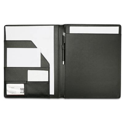 China Leather Leather Organizer Padfolio Folder Notepad Document Holder for sale