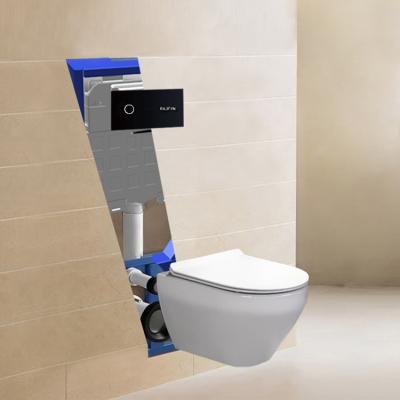 China Auto Operation Automatic Concealed Flush Tank Sensor System For Wall Hung WC Toilet for sale