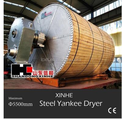 China Steel Yankee Dryer By Shandong Xinhe Paper Machinery 2500-5500 for sale